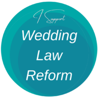 I support wedding law reform
